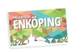 Enköpings Presentkort är den perfekta presenten som gynnar den lokala handeln i Enköping.